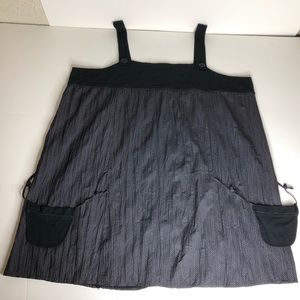 Taillissime Black/Grey Crinkle Jumper